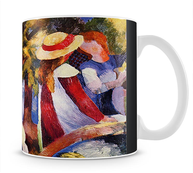 Girls in the Open by August Macke Mug - Canvas Art Rocks - 1