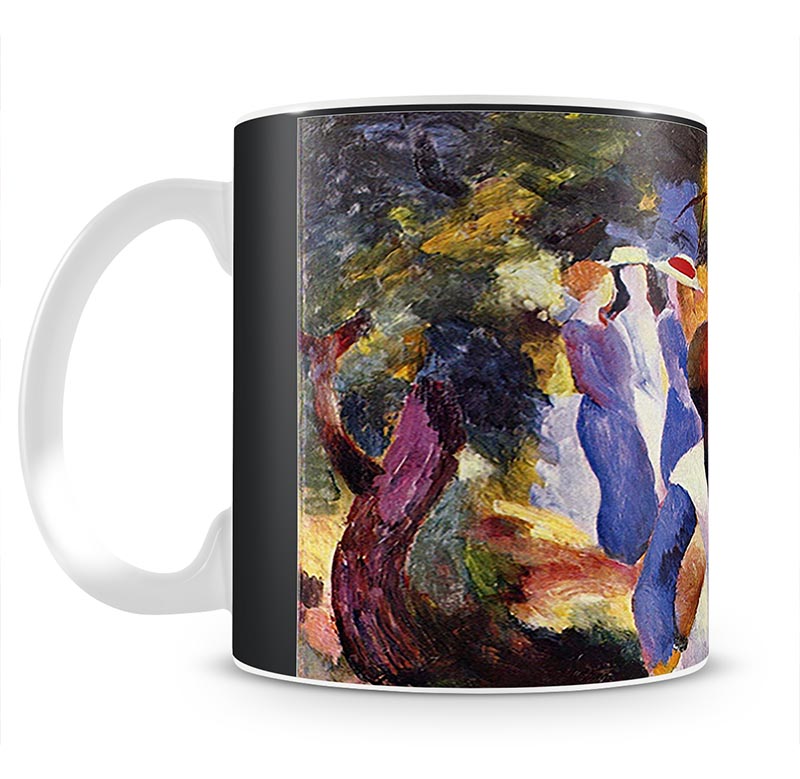 Girls in the Open by August Macke Mug - Canvas Art Rocks - 1