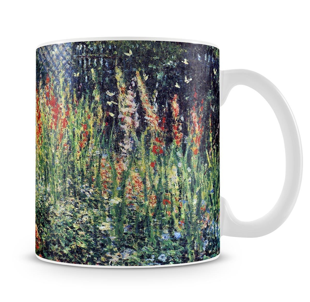 Gladiolas by Monet Mug - Canvas Art Rocks - 4