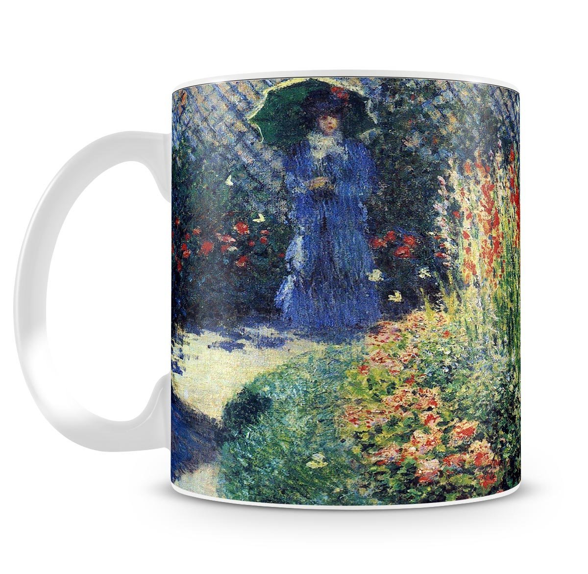 Gladiolas by Monet Mug - Canvas Art Rocks - 4