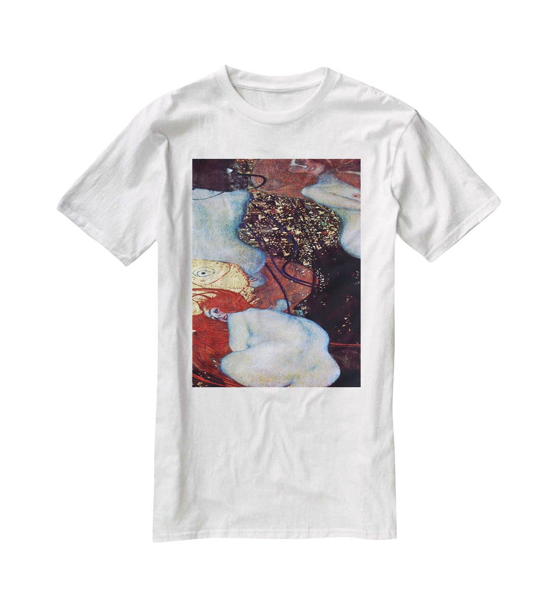 Goldfish by Klimt T-Shirt - Canvas Art Rocks - 5