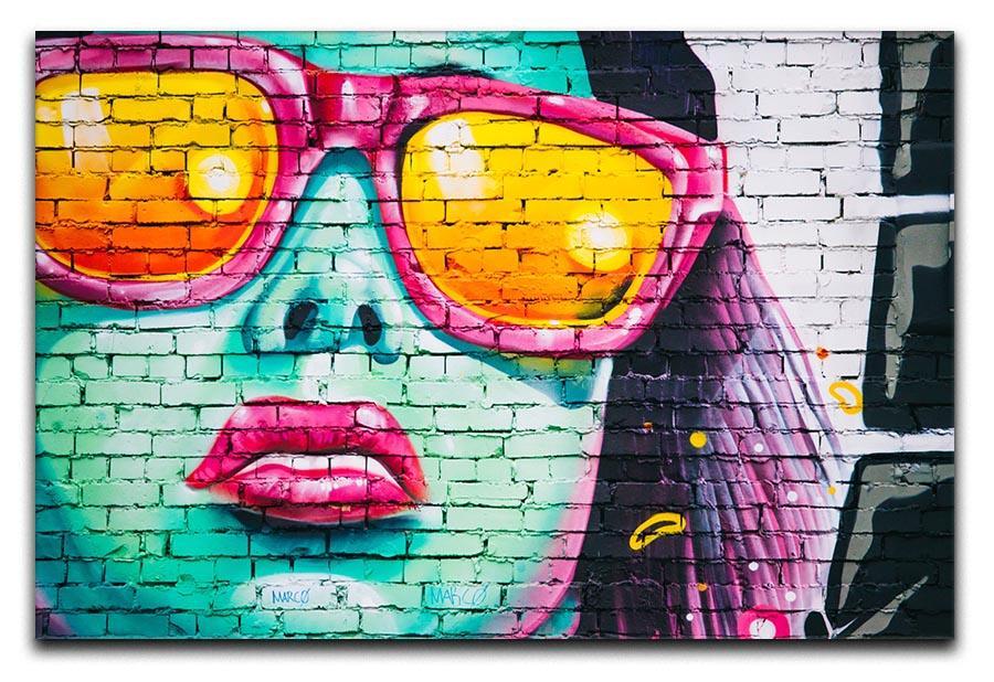 Graffiti Glasses Canvas Print or Poster  - Canvas Art Rocks - 1