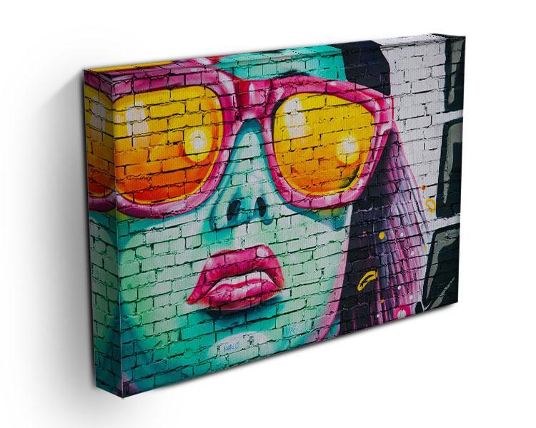 Graffiti Glasses Canvas Print or Poster - Canvas Art Rocks - 3