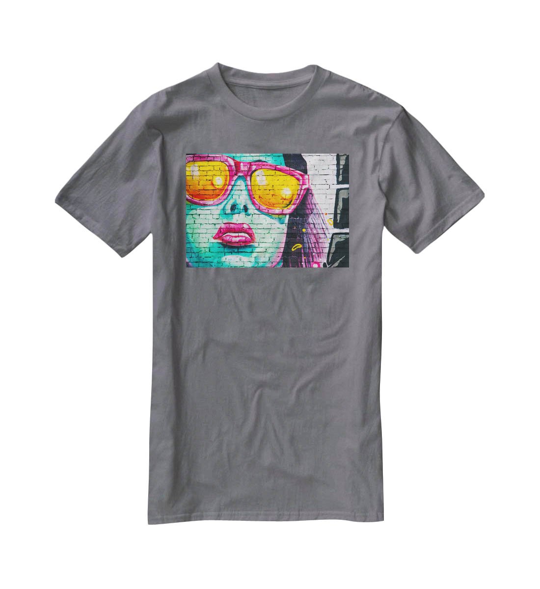 Graffiti Glasses T-Shirt - Canvas Art Rocks - 3