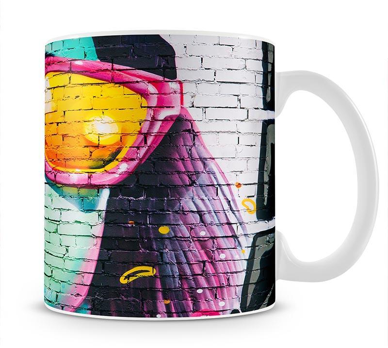 Graffiti Glasses Mug - Canvas Art Rocks - 1