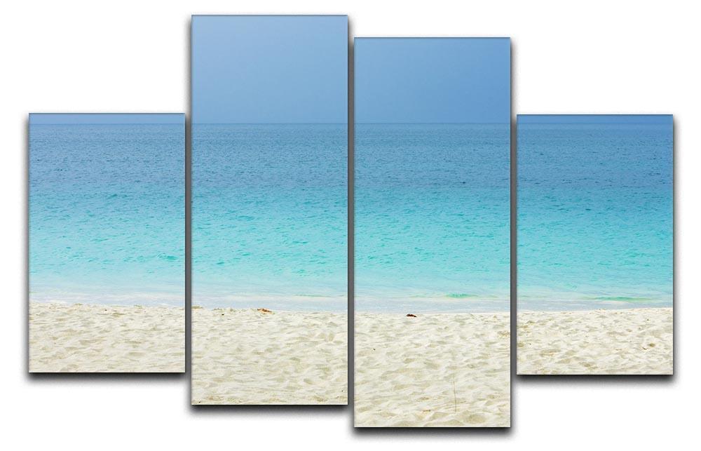 Grand Anse Bay Grenada 4 Split Panel Canvas - Canvas Art Rocks - 1