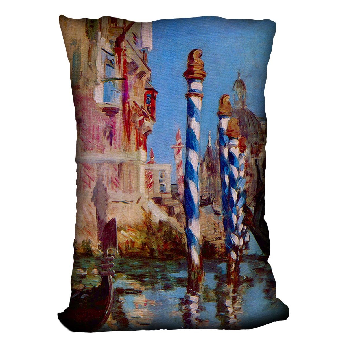 Grand Canal in Venice by Edouard Manet Throw Pillow