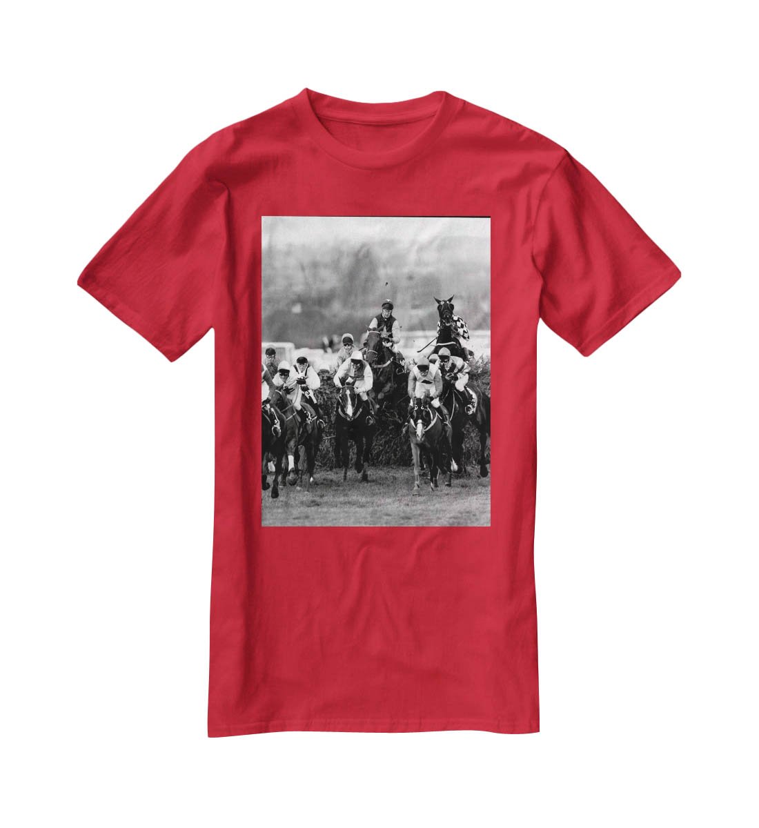 Grand National 1992 Carl Llewellyn on Party Politics T-Shirt - Canvas Art Rocks - 4
