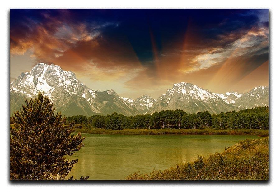 Grand Teton National Park Canvas Print or Poster  - Canvas Art Rocks - 1