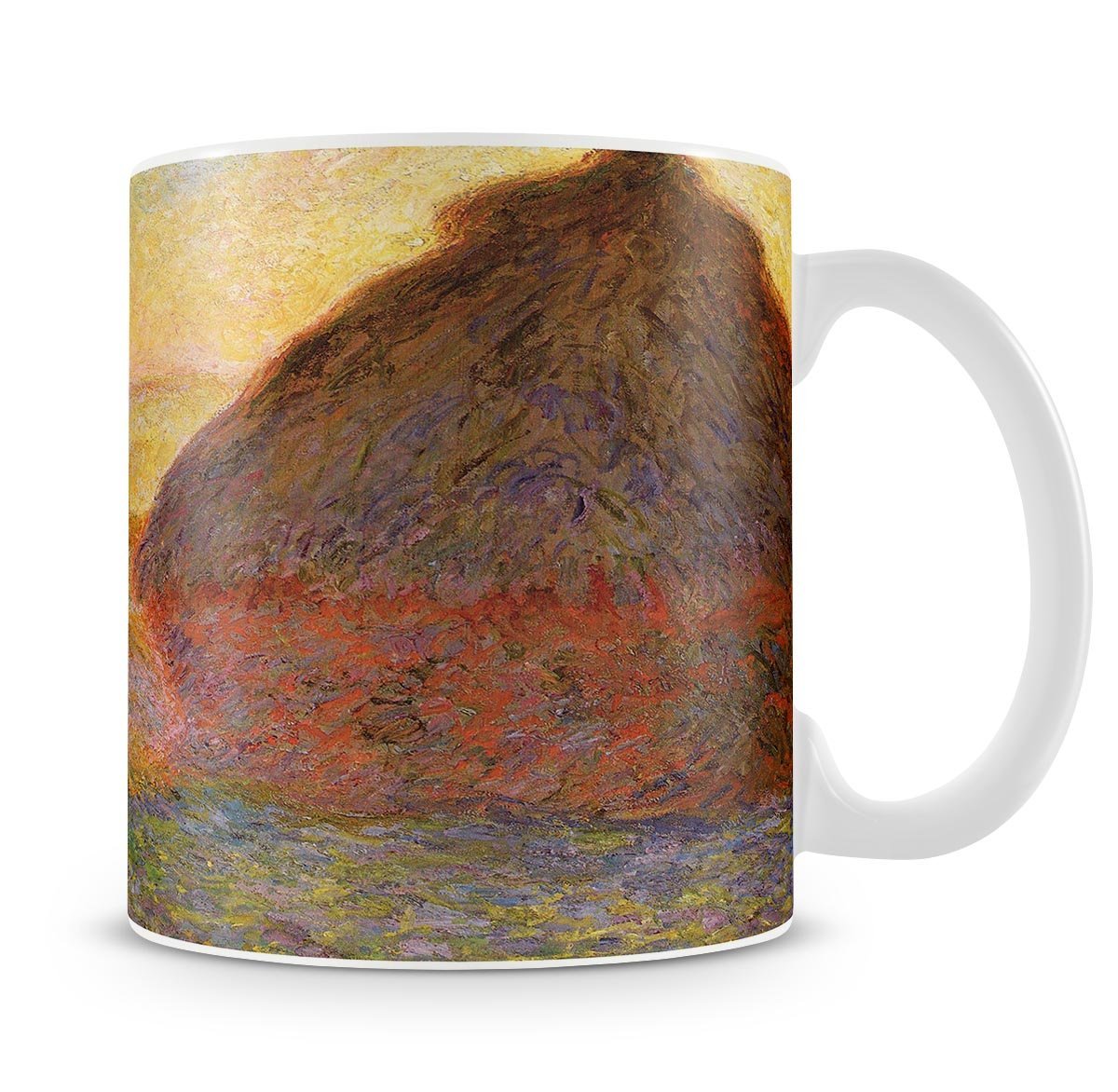 Graystacks by Monet Mug - Canvas Art Rocks - 4