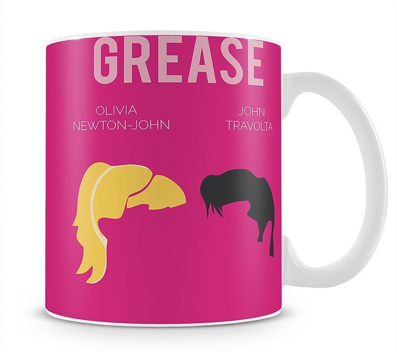 Grease Minimal Movie Mug - Canvas Art Rocks - 1