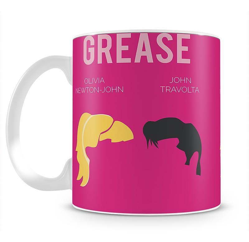 Grease Minimal Movie Mug - Canvas Art Rocks - 2