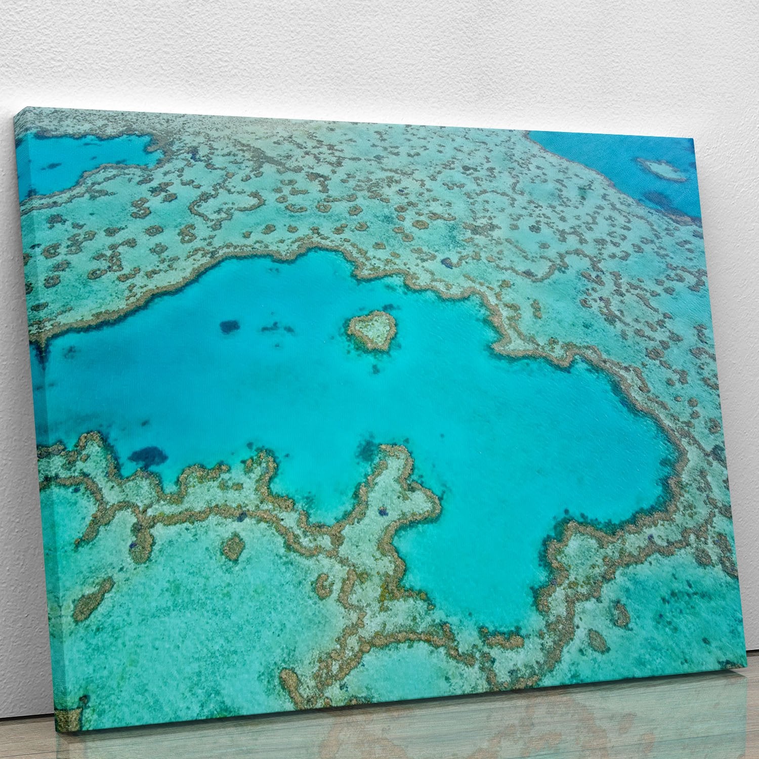Great Barrier Reef Aerial View Canvas Print or Poster