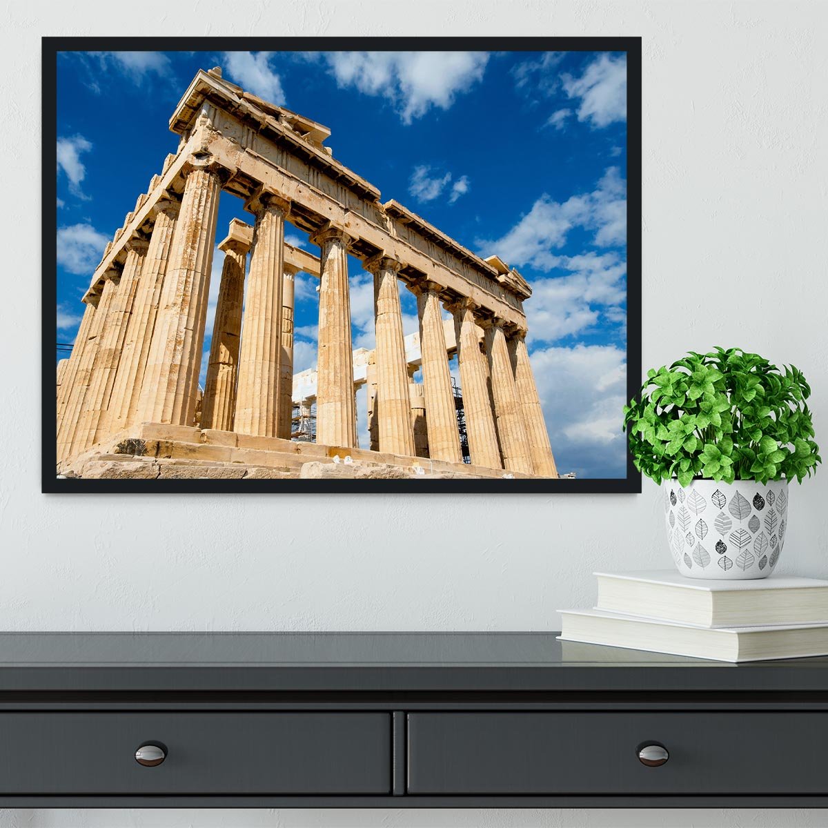 Greek Ruins Framed Print - Canvas Art Rocks - 2