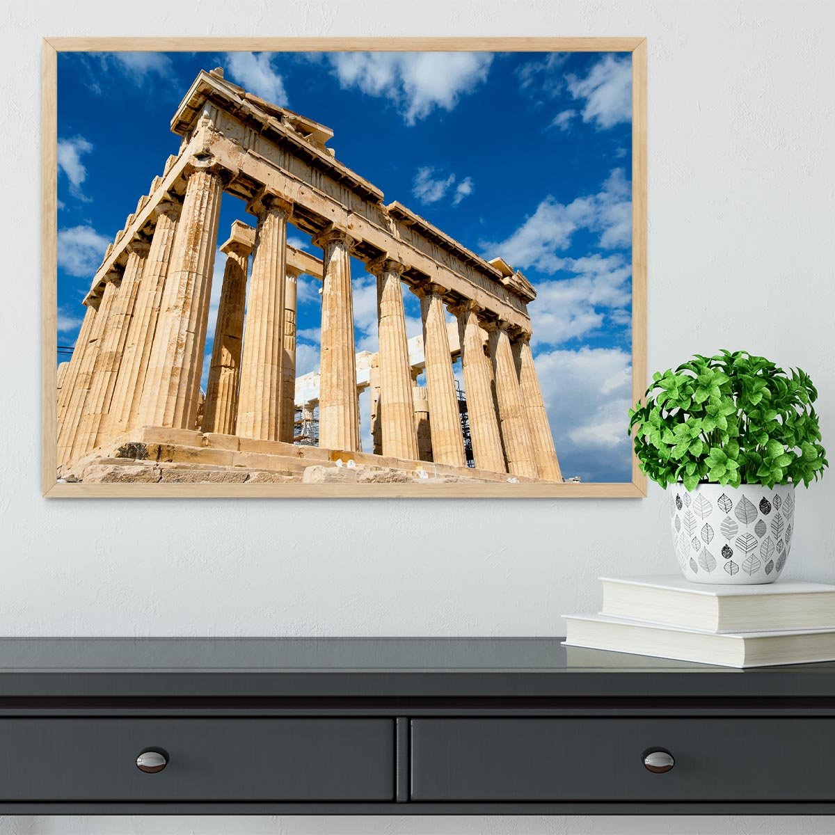 Greek Ruins Framed Print - Canvas Art Rocks - 4