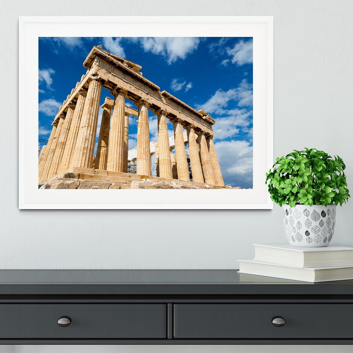 Greek Ruins Framed Print - Canvas Art Rocks - 5