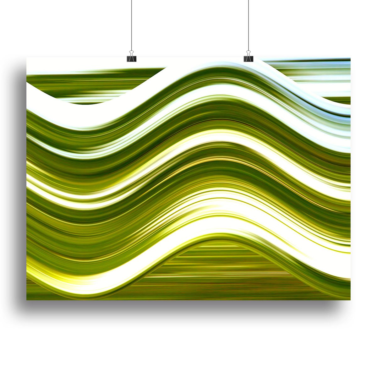 Green Wave Canvas Print or Poster
