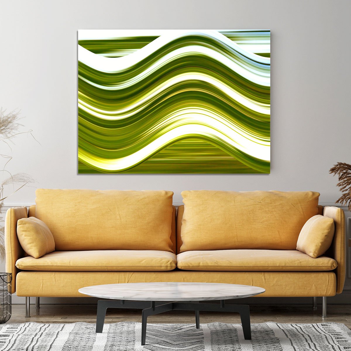 Green Wave Canvas Print or Poster