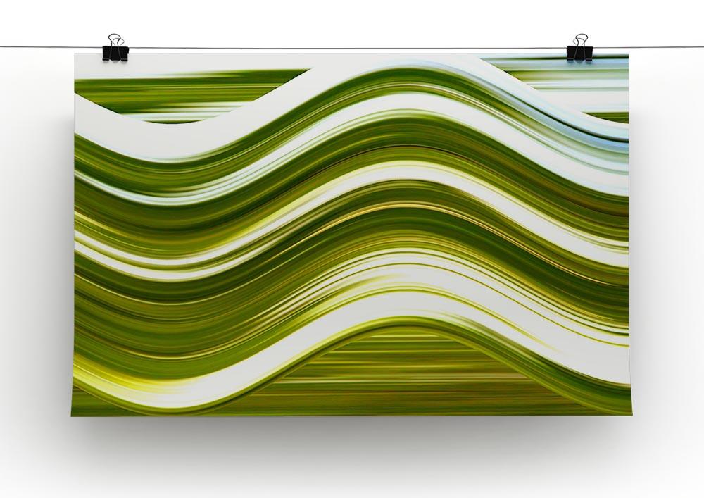 Green Wave Canvas Print or Poster - Canvas Art Rocks - 2