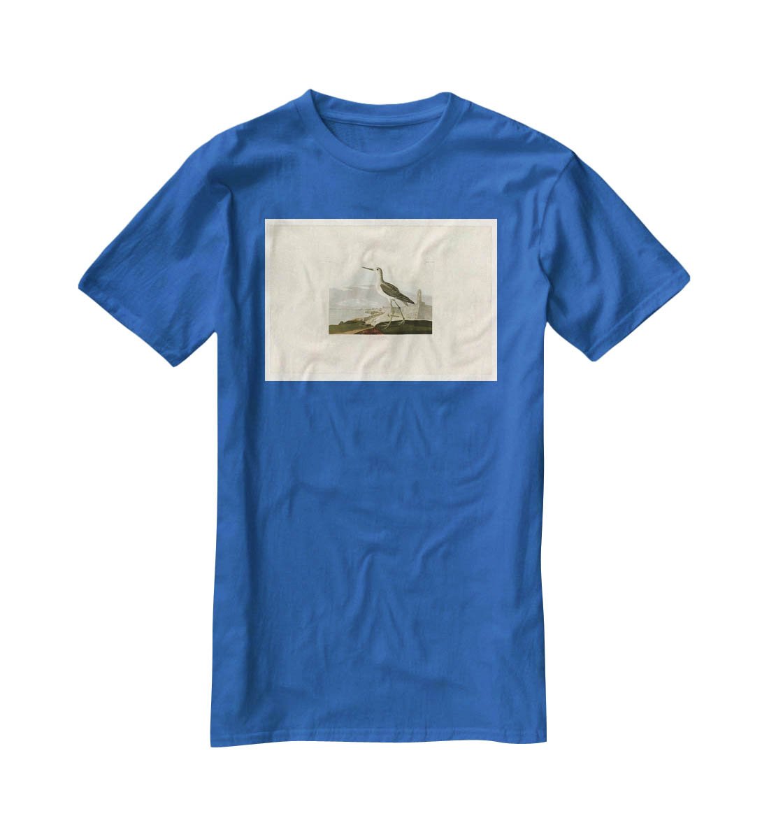 Greenshank by Audubon T-Shirt - Canvas Art Rocks - 2