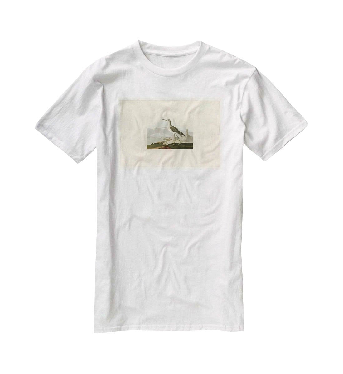 Greenshank by Audubon T-Shirt - Canvas Art Rocks - 5