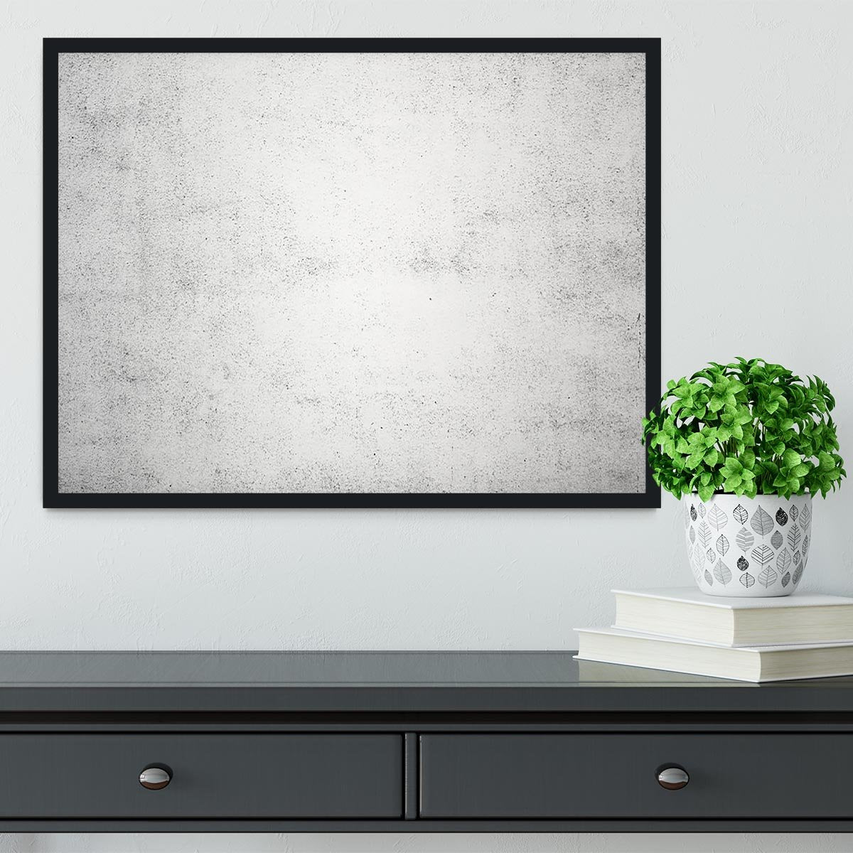 Grunge wall texture Framed Print - Canvas Art Rocks - 2