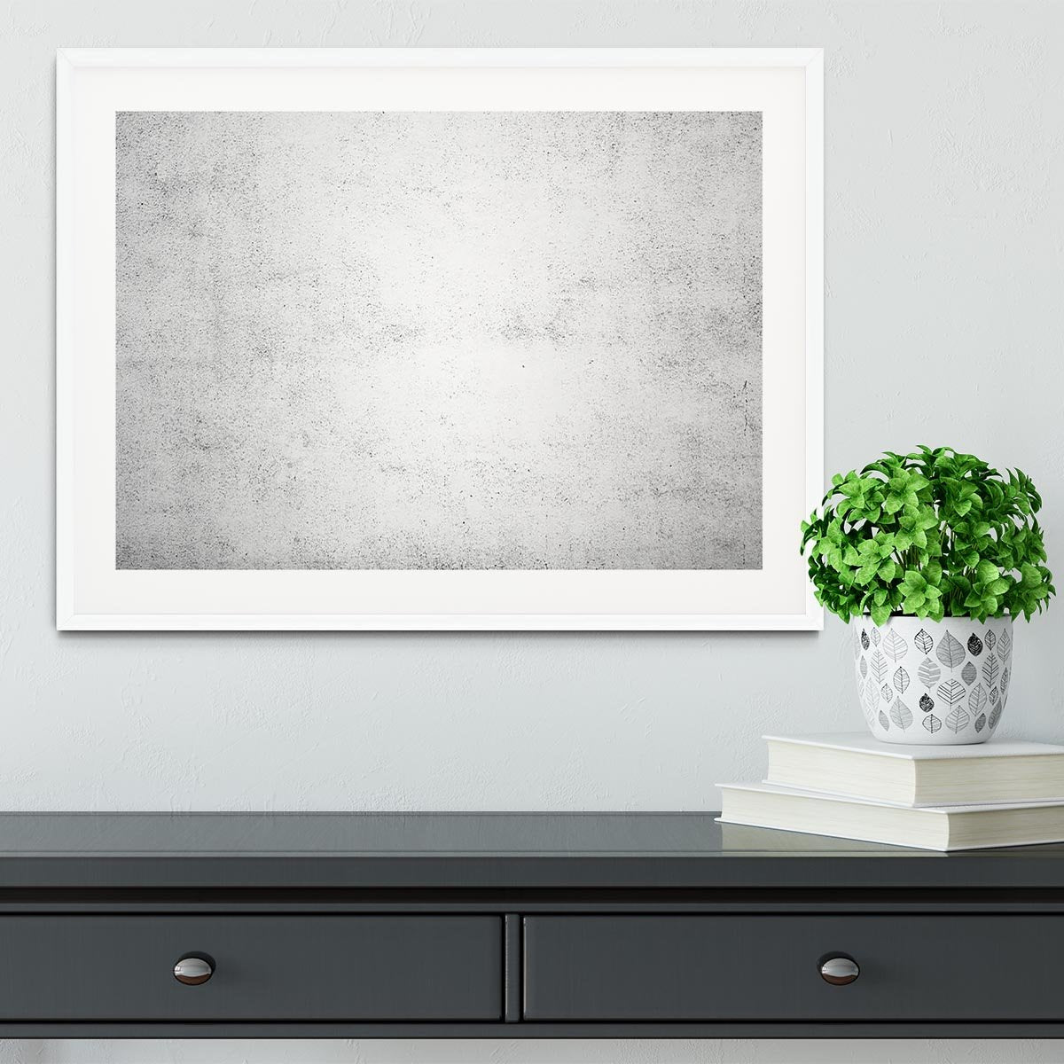 Grunge wall texture Framed Print - Canvas Art Rocks - 5