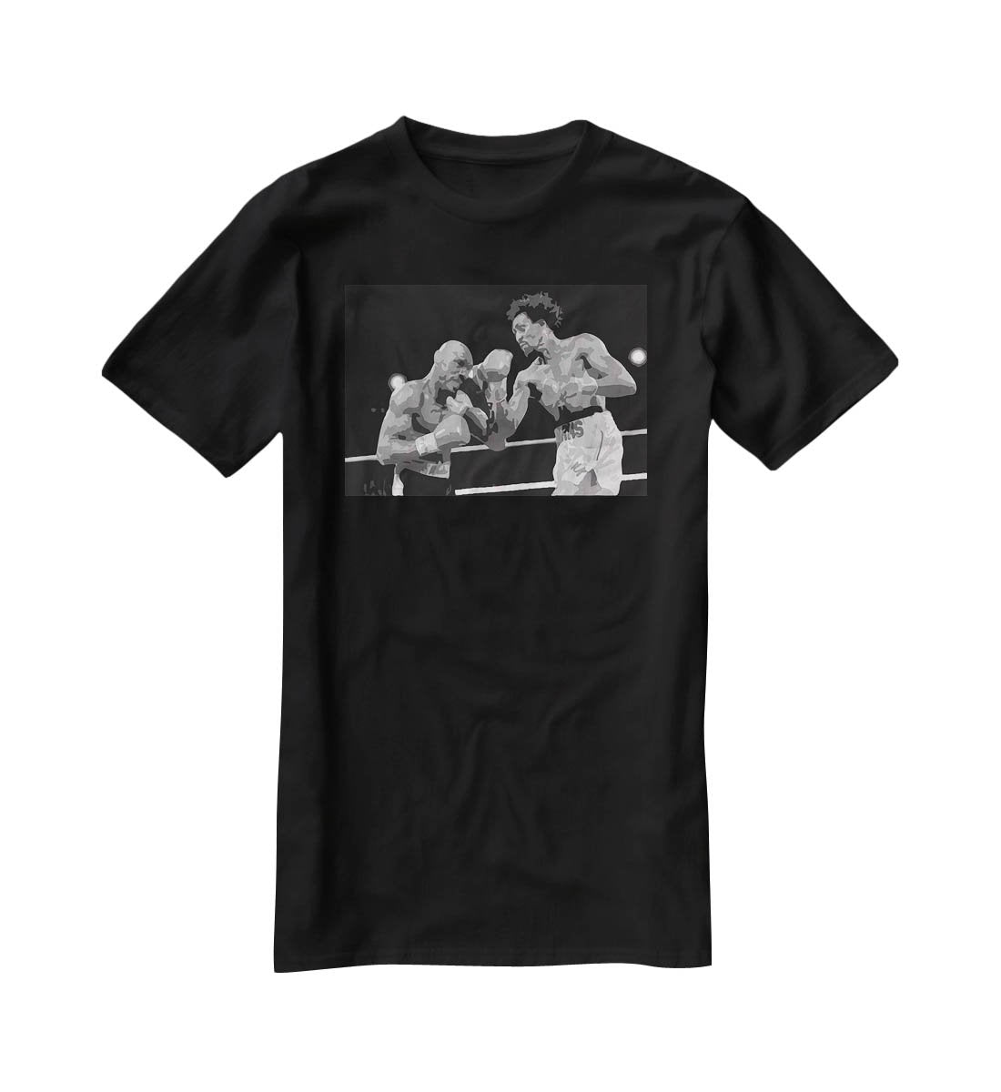 Hagler vs Hearns T-Shirt - Canvas Art Rocks - 1