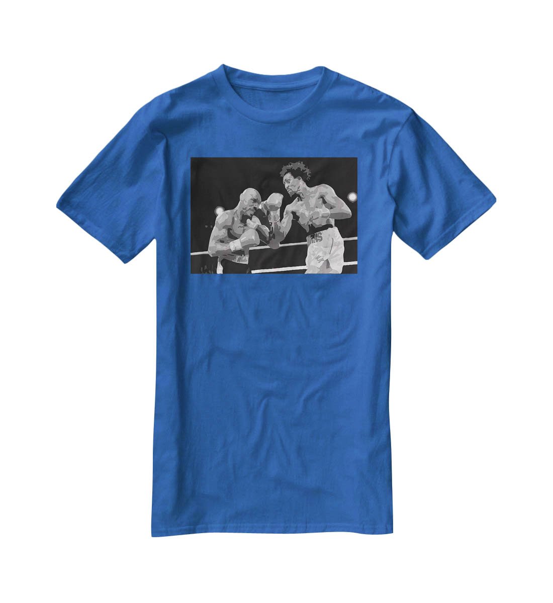 Hagler vs Hearns T-Shirt - Canvas Art Rocks - 2