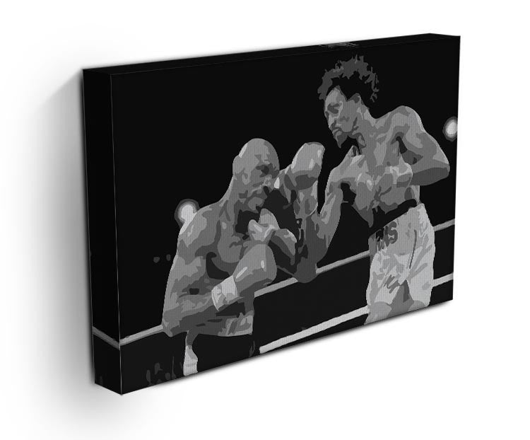 Hagler vs Hearns Canvas Print & Poster - US Canvas Art Rocks