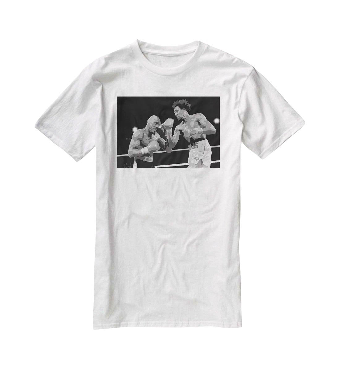 Hagler vs Hearns T-Shirt - Canvas Art Rocks - 5