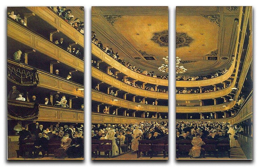 Hall by Klimt 3 Split Panel Canvas Print - Canvas Art Rocks - 1