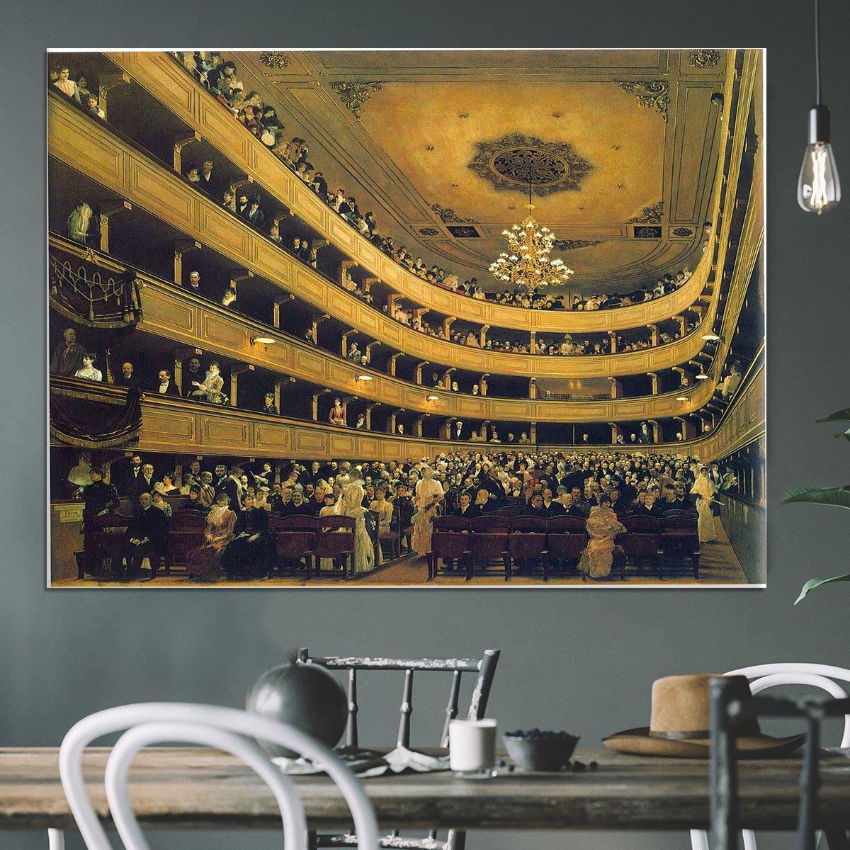 Hall by Klimt Canvas Print or Poster