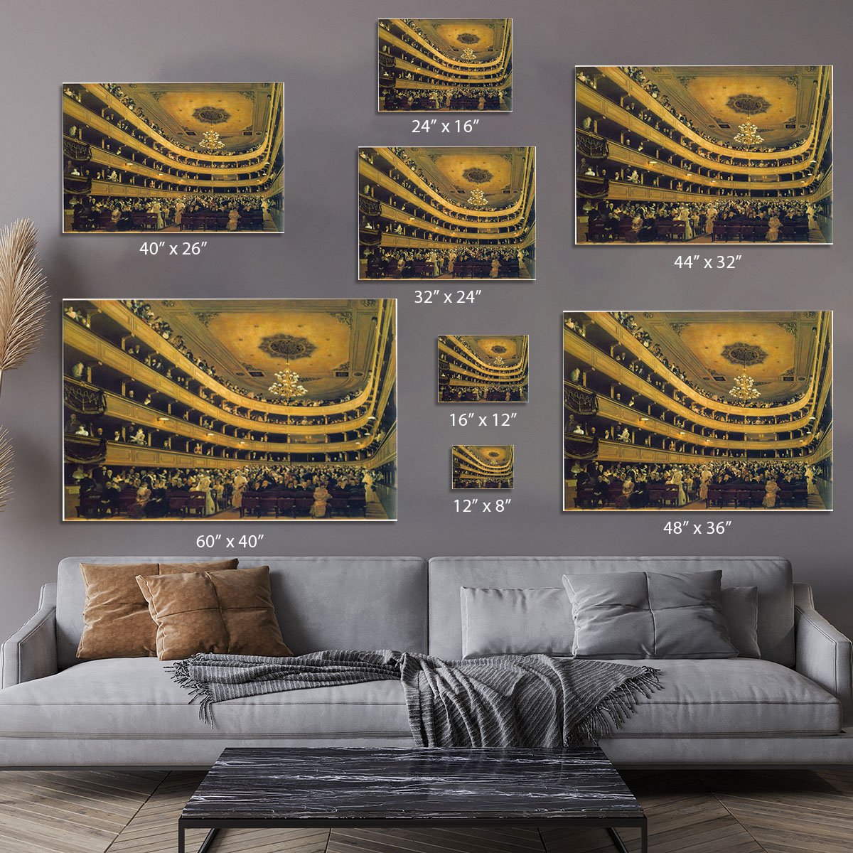 Hall by Klimt Canvas Print or Poster