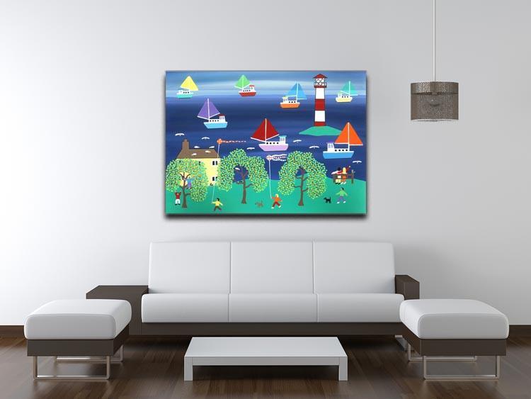 Happy days by Gordon Barker Canvas Print or Poster - Canvas Art Rocks - 4