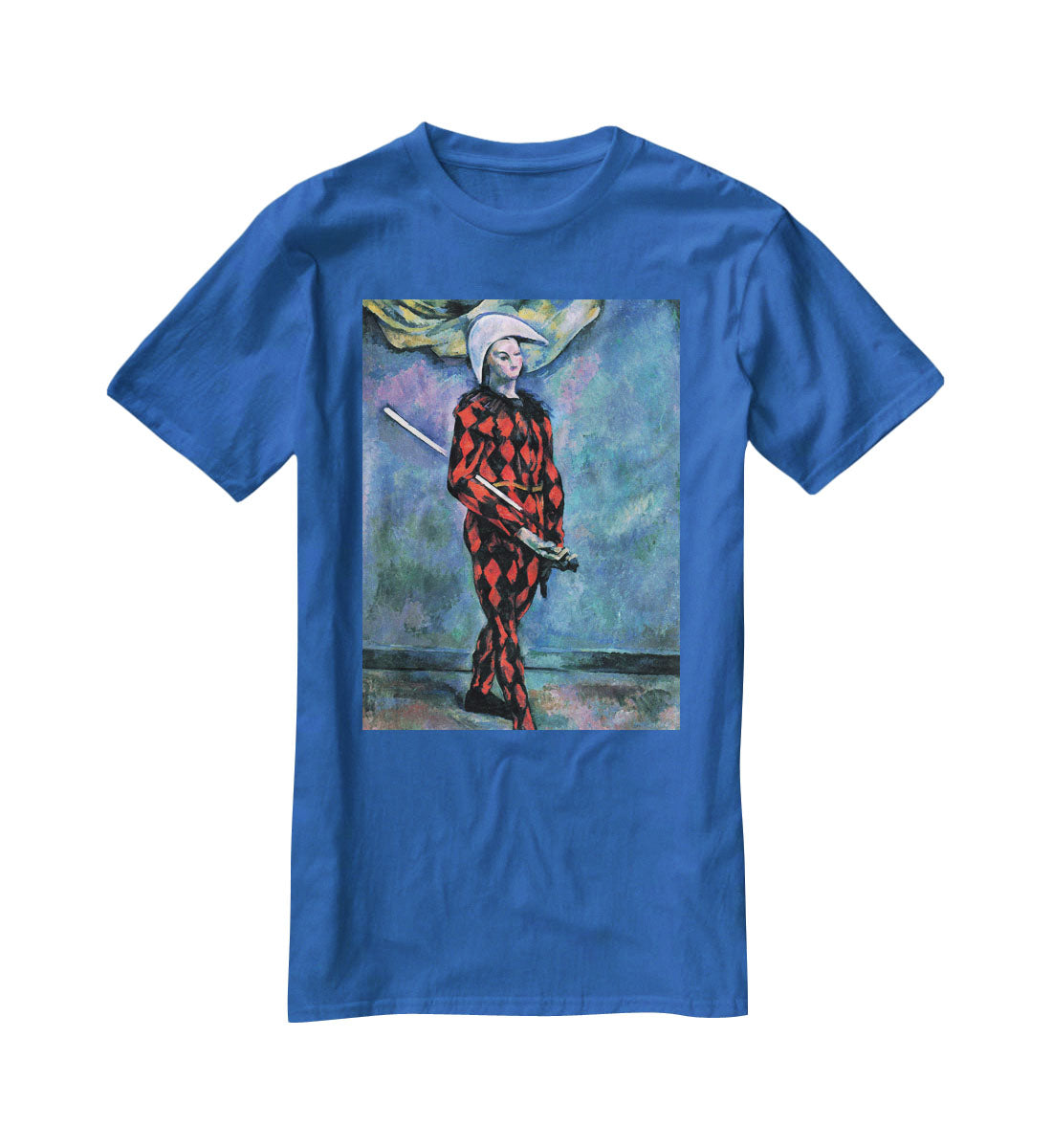 Harlequin by Cezanne T-Shirt - Canvas Art Rocks - 2