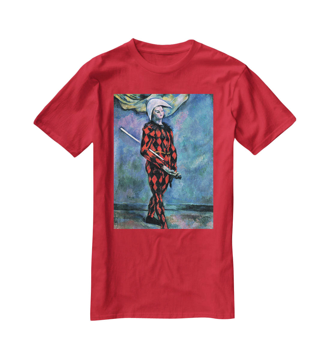 Harlequin by Cezanne T-Shirt - Canvas Art Rocks - 4