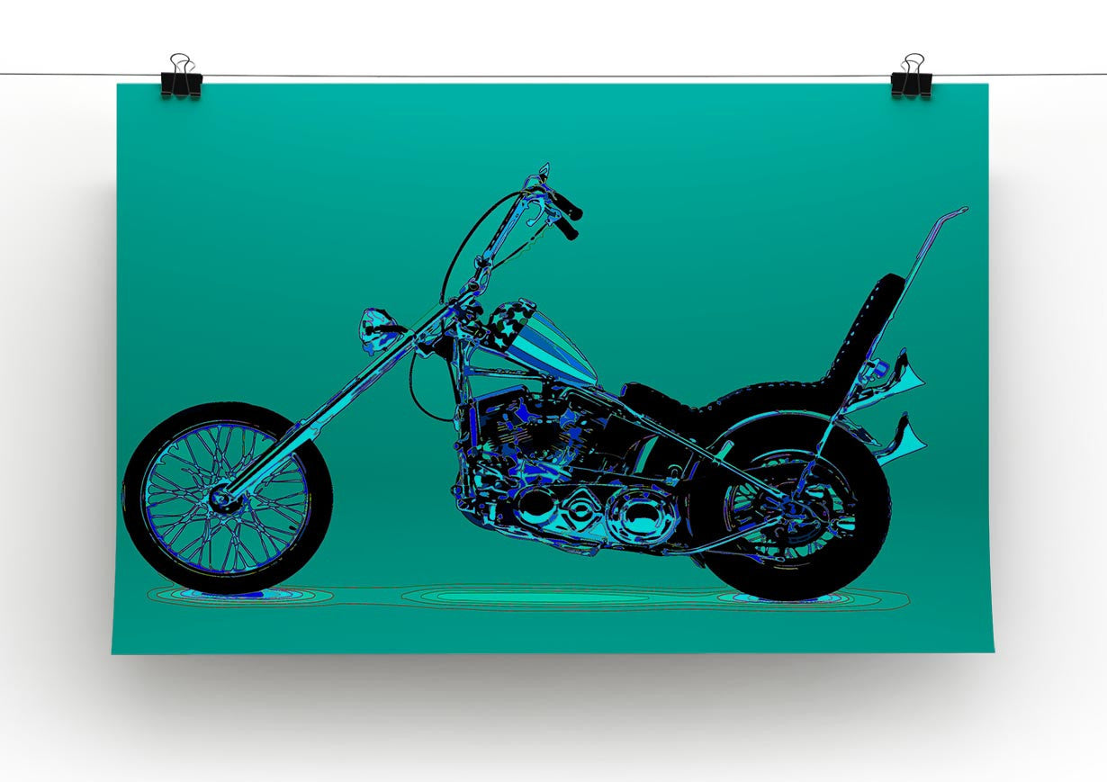 Harley Davidson Print - Canvas Art Rocks - 2