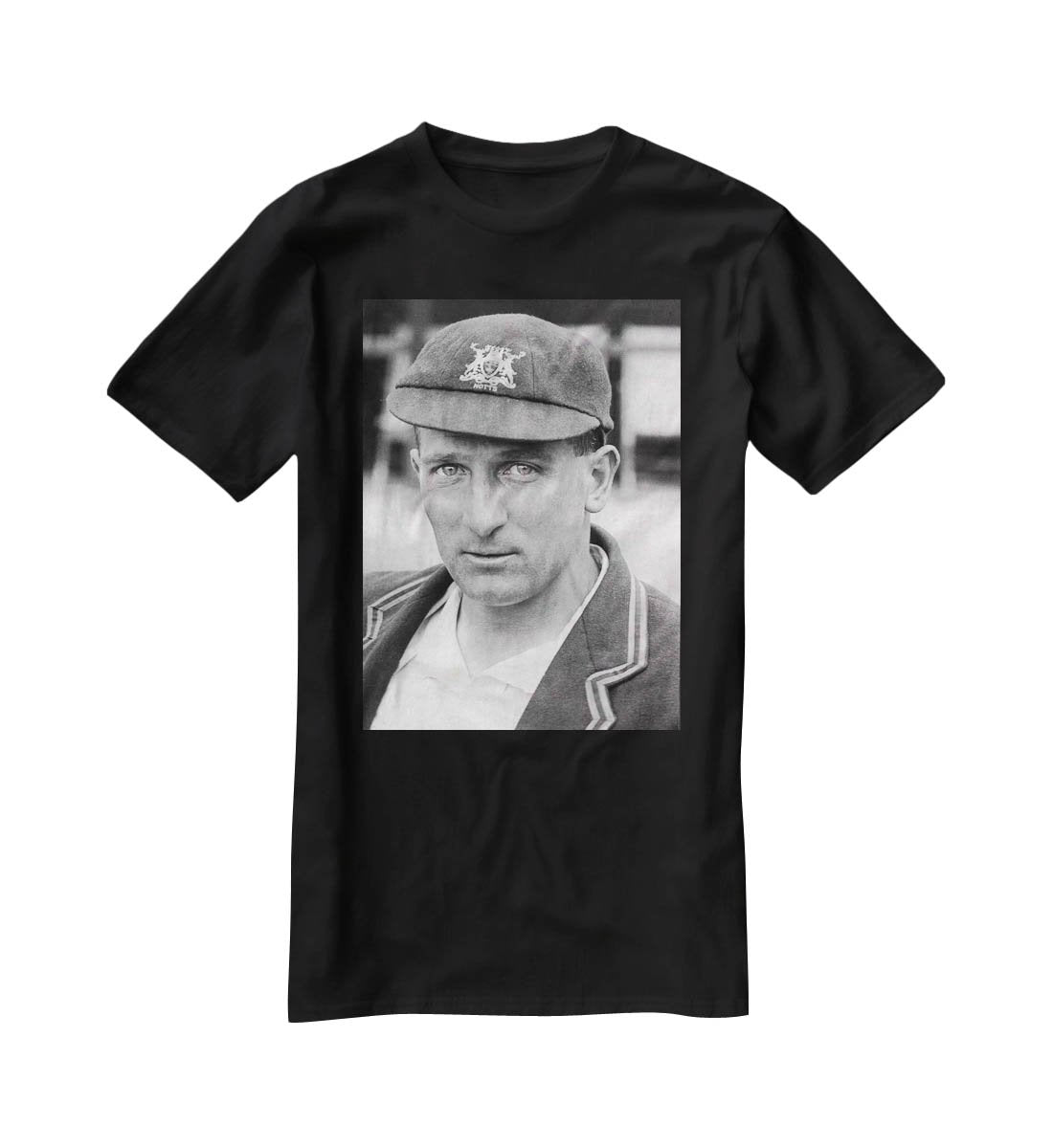 Harold Larwood, cricketer T-Shirt - Canvas Art Rocks - 1