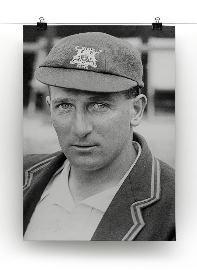 Harold Larwood, cricketer Canvas Print or Poster - Canvas Art Rocks - 2