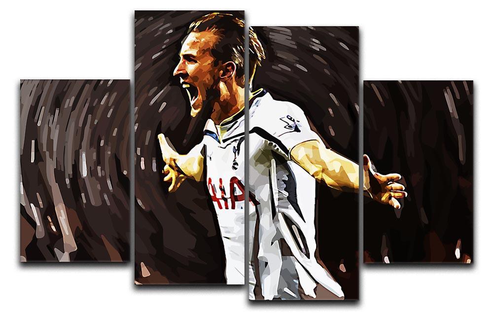 Harry Kane 4 Split Panel Canvas  - Canvas Art Rocks - 1