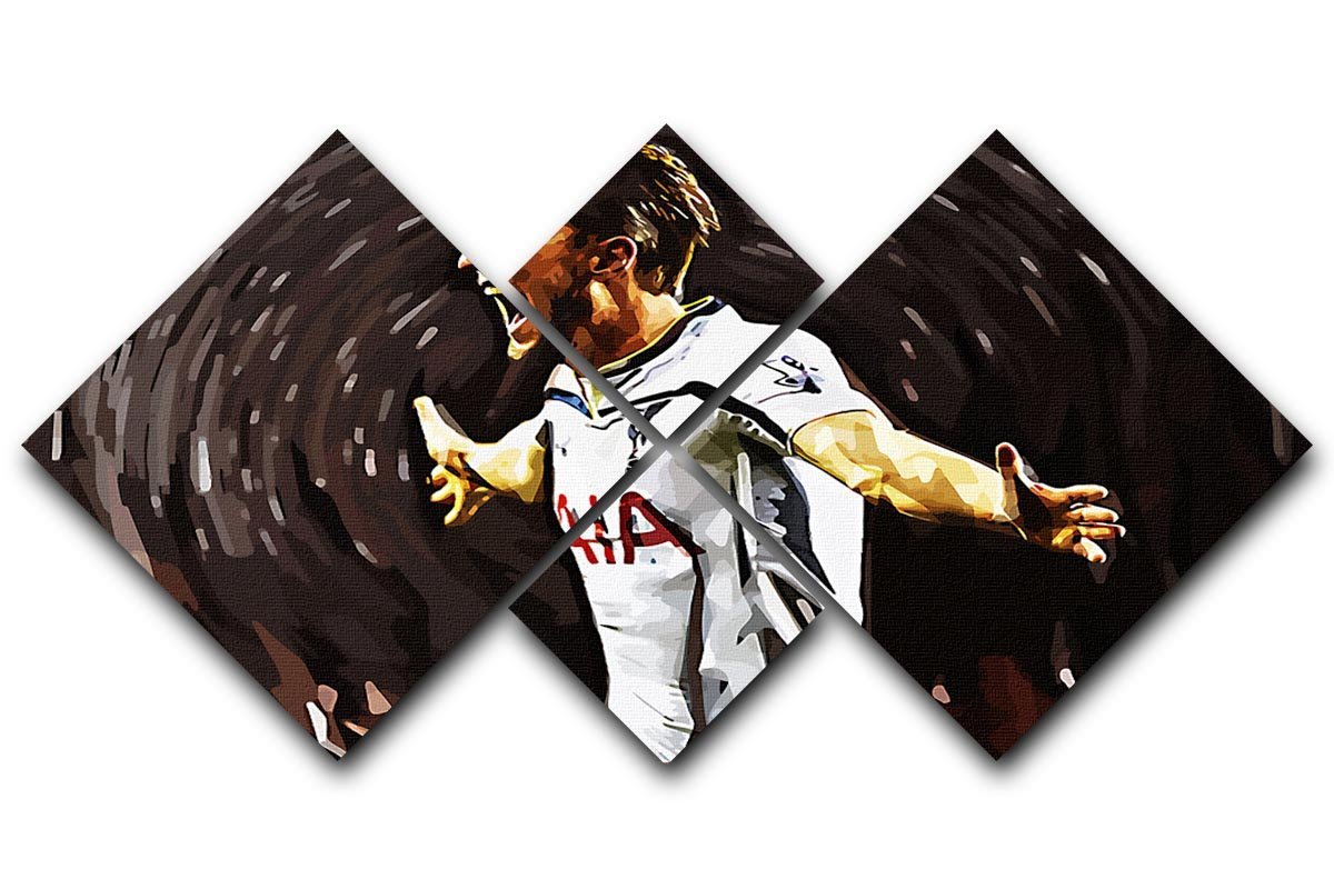 Harry Kane 4 Square Multi Panel Canvas  - Canvas Art Rocks - 1