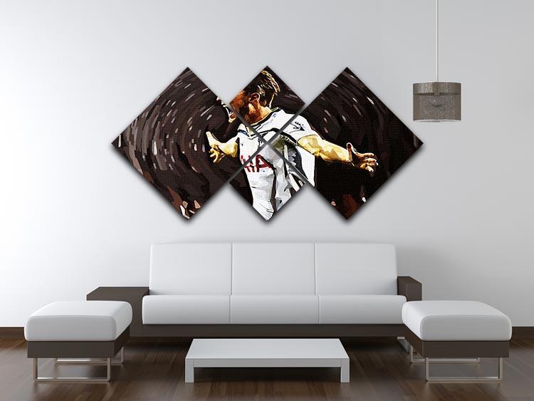Harry Kane 4 Square Multi Panel Canvas - Canvas Art Rocks - 3