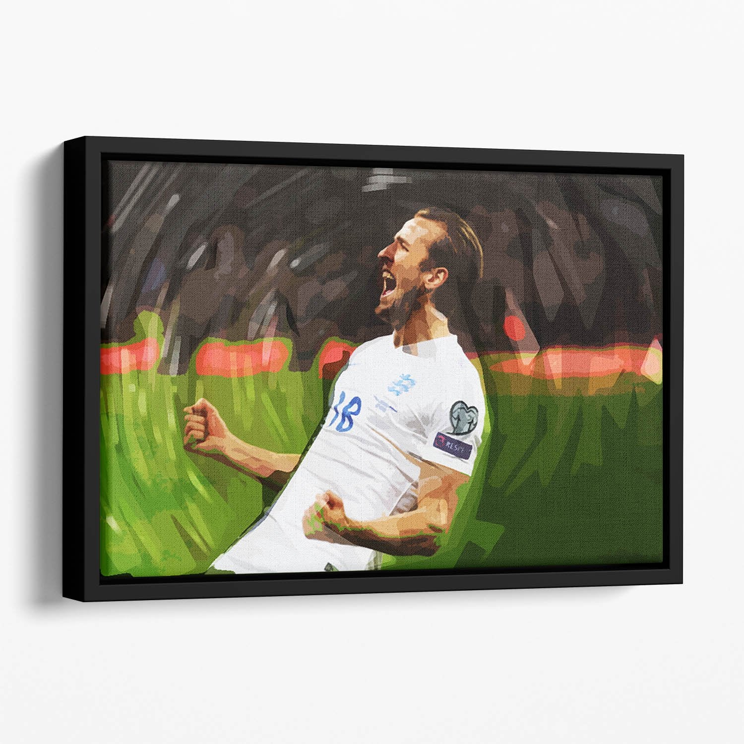 Harry Kane England Floating Framed Canvas