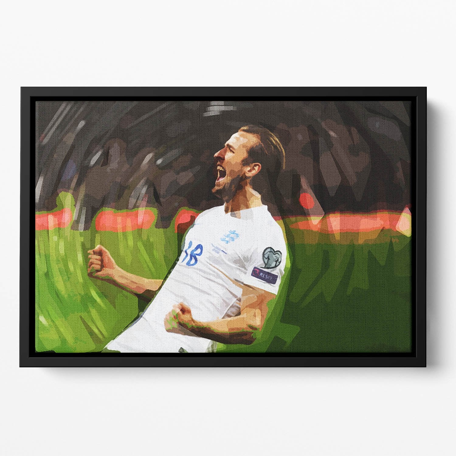 Harry Kane England Floating Framed Canvas