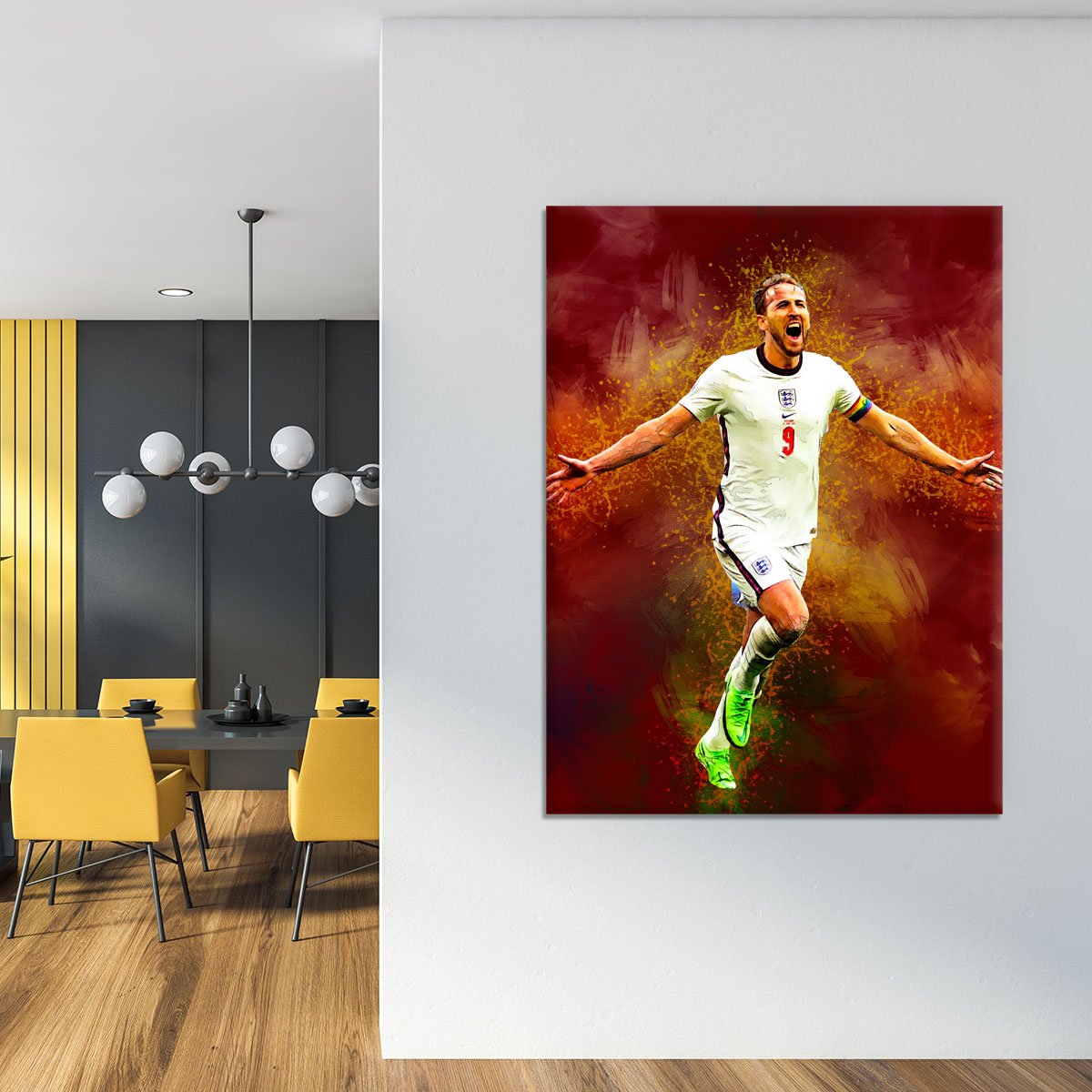 Harry Kane England V Germany Canvas Print or Poster