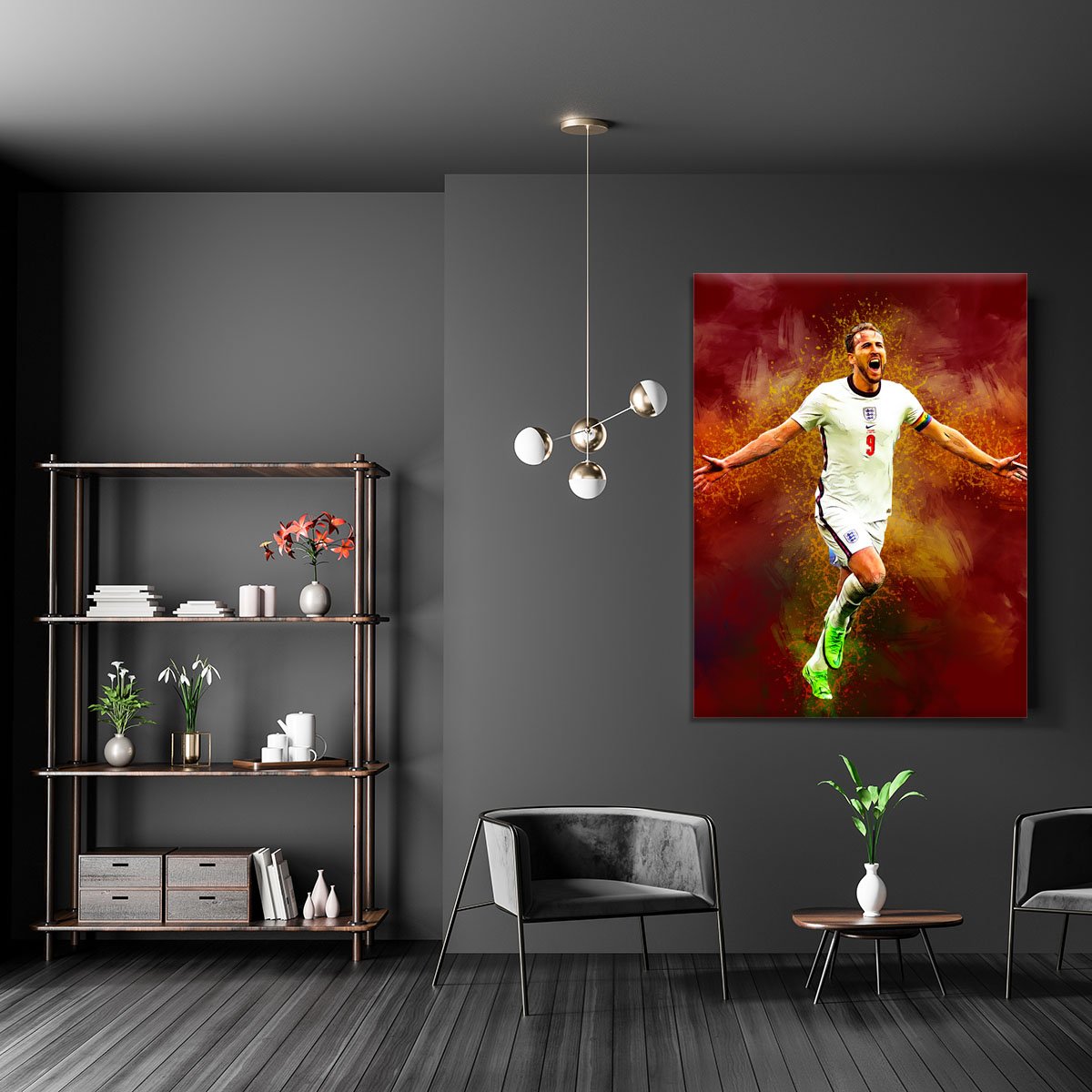 Harry Kane England V Germany Canvas Print or Poster