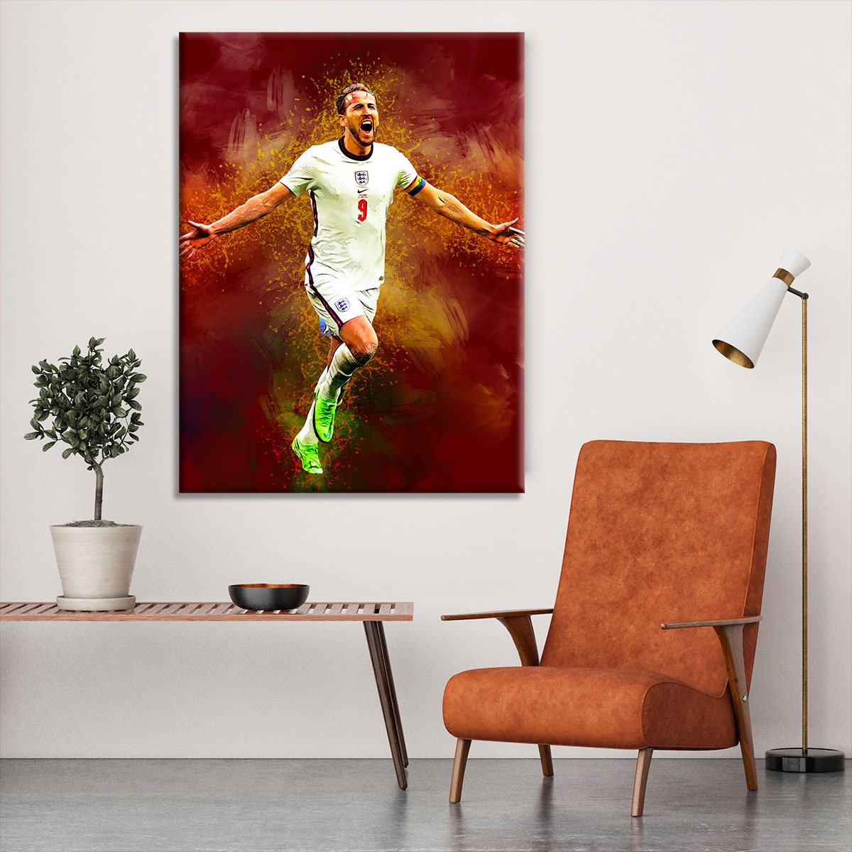 Harry Kane England V Germany Canvas Print or Poster