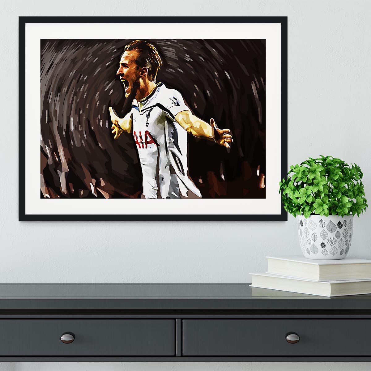 Harry Kane Framed Print - Canvas Art Rocks - 1