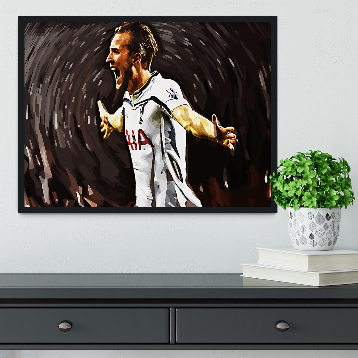 Harry Kane Framed Print - Canvas Art Rocks - 2